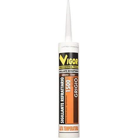 Sigillante Vigor Stufe/Camini 1200o Grigio Ml. 310 Conf.12Pz (1/4)