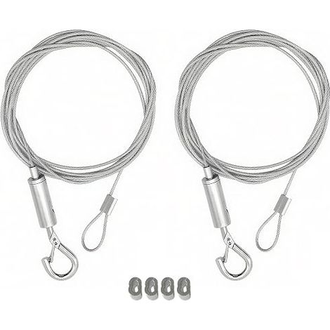 Steel Cable, 2 m x 0.3 cm with Turnbuckle (1/2)