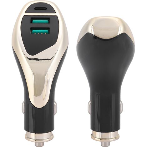 Chargeur de voiture universel portable One for Three, accessoire de charge rapide (1/5)
