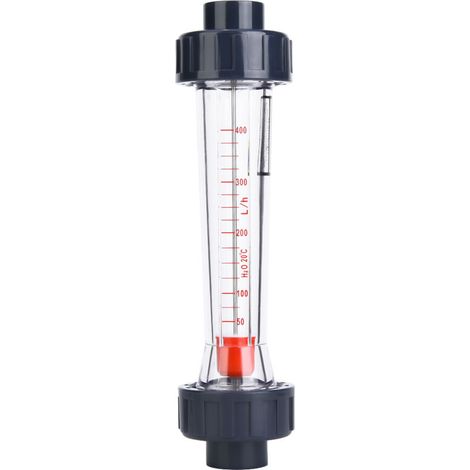 LZS-20 (D) ABS Plastic Tube Type Liquid Flow Meter, High Precision Water Flow Meter 40-400L/H (1/5)