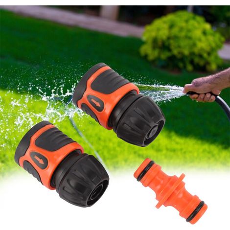3-teiliges Schnellkupplungsset für 1/2-Zoll-Gartenschläuche – Gartenanschlussadapter