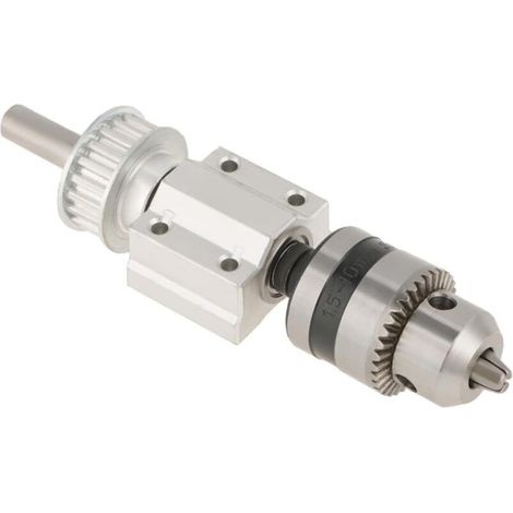Perceuse De Table Broche Non Alimentée, 1,5-10 mm B12 broche haute précision non lubrifiée Mandrin de perceuse d'établi Adaptateur convertisseur pour perceuses d'établi et perceuses DIY (1/5)