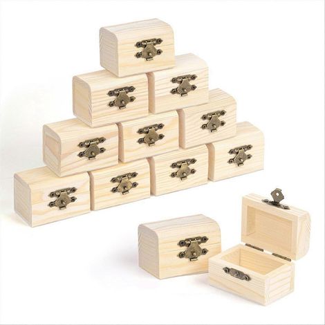 Shore Kleine Holzbox mit Klappdeckel (12er-Packung) (1/5)