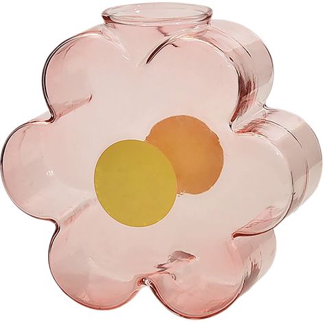 Vase à fleurs HP2069 Design créatif Transparent Coloré Décoration de table Hydroponie Simple Élégant (1/5)