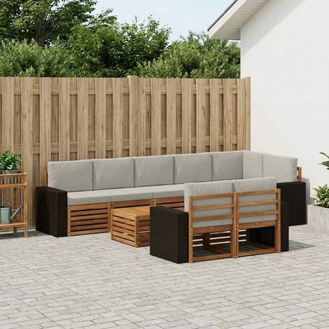 vidaXL Sofagarnituren Massivholz Akazie (1/5)