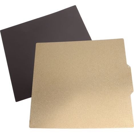 Plaque magnétique en acier à ressort 290x290mm double face PEI enduit poudre pour imprimante 3D, compatible CRÉALITY Ender 6 et modèles similaires. (1/5)