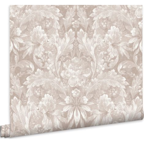 Laura Ashley Apolline Vliestapete Dove Grey 10mx52cm (1/5)