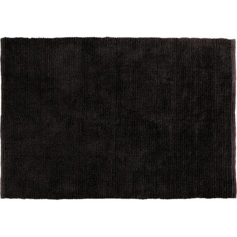 VIVARAISE - Tapis Vivaraise Elios en Jute 100% - Gris Anthracite - 160 x 230 cm