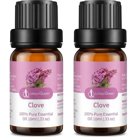 Huile Essentielle 100% Pure 2x10ml – Huile Naturelle pour Aromathérapie, Diffuseur, Massage, Soin de la Peau (1/5)
