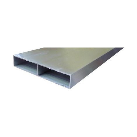 Règle en aluminium de maçon 180400 – Longueur 4000 mm – Largeur 10 mm – Épaisseur 1.8 mm pour surfaces lisses – Outibat