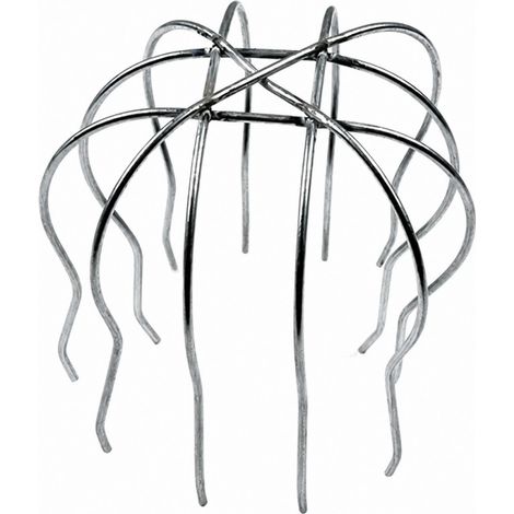 Nicoll – Crapaudine en acier galvanisé extensible 80-100 mm – Accessoire pour gouttière – Raccords pour plomberie et gouttières