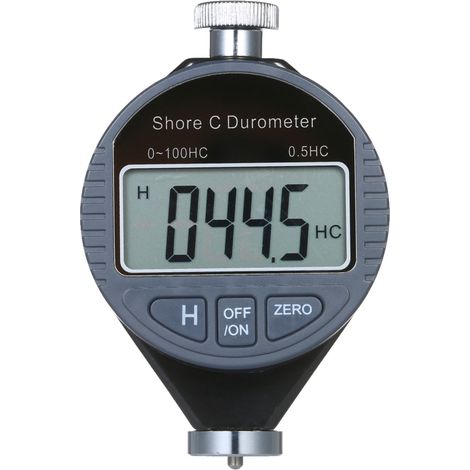 Tragbares Shore-C-Härteprüfgerät 0-100HC, digitales Härteprüfgerät für weiche Materialien (Schwämme), mit großem LCD-Bildschirm (1/5)
