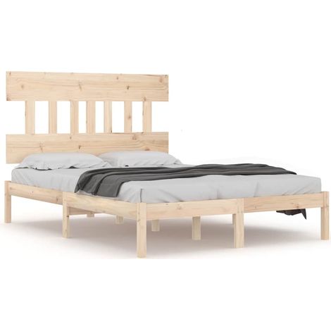 Maison Exclusive - Massivholzbett 120x190 cm (1/5)