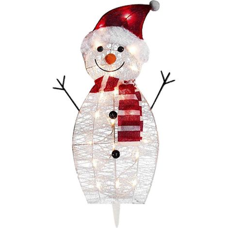 Décorations saisonnières & de fêtes lumière Led pingouin lumineux décoration de Noël décoration de jardin luminescente en acrylique 1pc (nécessite un assemblage) (1/3)