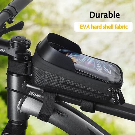 Wasserdichte Fahrrad-Handyhalterung – Lenkertasche – Schwarz – 1,5 Liter (1/5)