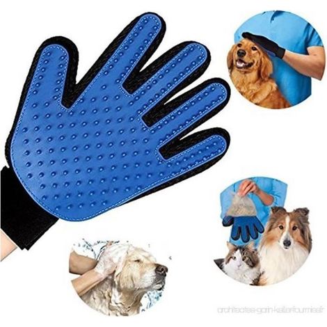 Pflegehandschuh - Silikon - Massage - Leicht zu reinigen - 180 weiche Borsten (1/5)