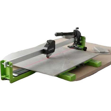 Fliesenschneider, 1000 mm Schnittlänge, 35 mm minimale Schnittbreite, robustes Stahl, 16 kg Gewicht, Infrarot-Positionierung (1/5)