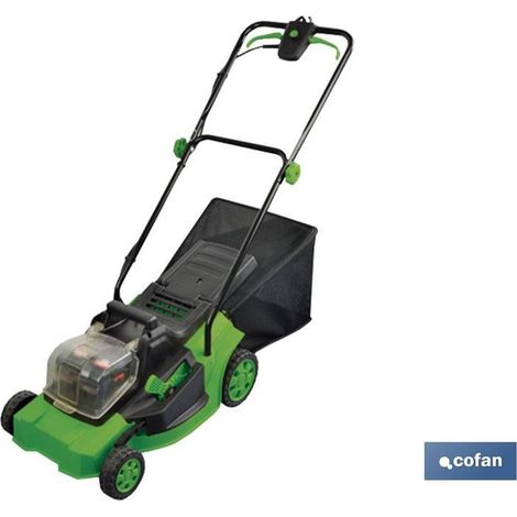 Elektrischer Rasenmäher mit Rädern, 36 V, 3200 U/min, 5 Schnittpositionen (1/5)