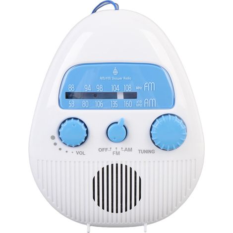 Radio de Douche AM/FM - [Marque] - [Modèle] - Étanche ABS (1/5)