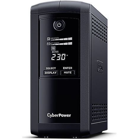 Gruppo di Continuit� CyberPower VP700EILCD - UPS Lineare Interattivo da 700VA/390W con 6 Presa AC (1/3)