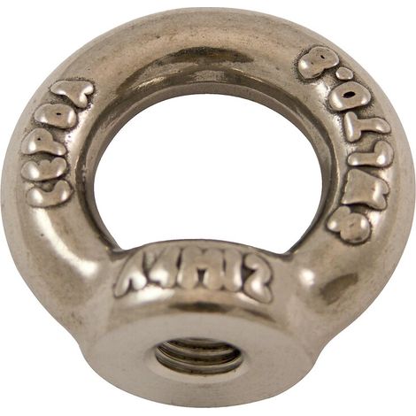 Anneau de saisissage femelle DIN 582 inox 180 à 3600 kg - Diamètre : 12mm