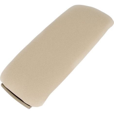 Reposabrazos Audi A6 C5 97-05 con tapa, botón y juego de tapicería de tela beige con bisagras finas. (1/2)