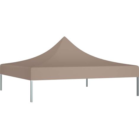 Maison Exclusive - Partyzelt-Dach 3x3 m Taupe 270 g/m²