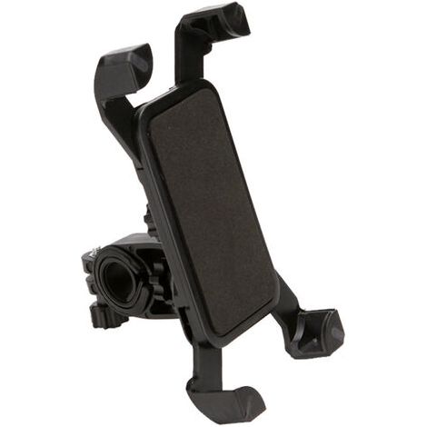 Support Téléphone Vélo Support Smartphone de Moto, Universel Porte Vélo du Guidon avec 360° Rotation pour 3,5 à 6,5 Pouces Fonepro Noir (1/5)