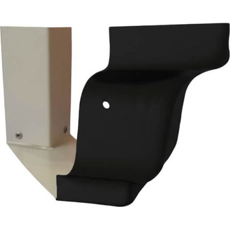 Angle extérieur 90° de gouttière corniche G300 noir foncé - ALUHOME