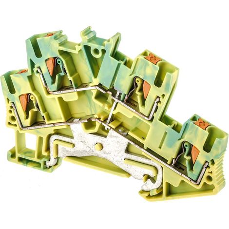 50 Blocs de jonction à 2 niveaux pour conducteur protection - PTTBS 2,5-PE - Lot de 50 unités 3209620