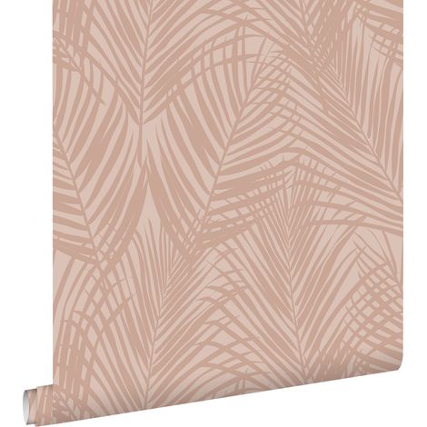 papier peint feuilles de palmier rose clair - ESTAhome (1/5)