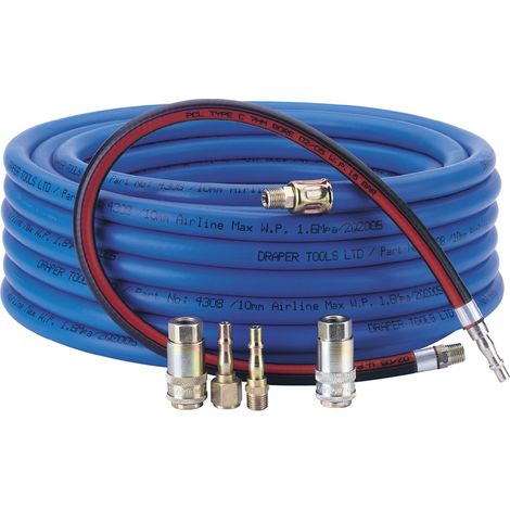 Draper 3/8" Heavy Duty Air Connector Kit (64508)