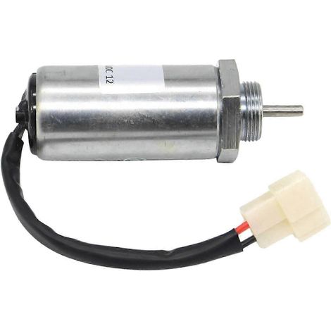 Électrovanne d'arrêt moteur pour pelle hydraulique ISUZU EX400 3LD1 3LD2 4LE1 12V 897329-5680 8973295680 (1/5)