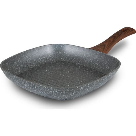 Mamù Bistecchiera Quadra ad induzione, con alto spessore, extra resistente, 24x24 cm (1/5)