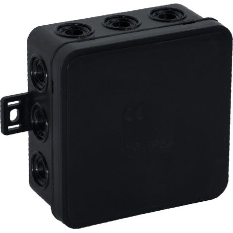 Orno CLICK IP54 scatola di montaggio elettrico nera 85x85x41 mm