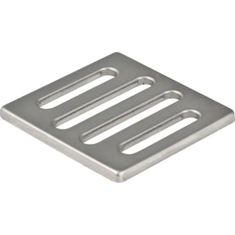 Geberit CleanPoint Rejilla para sumidero de ducha, rejilla ranurada 8 x 8 cm: 7.1x7.1cm, 243120001