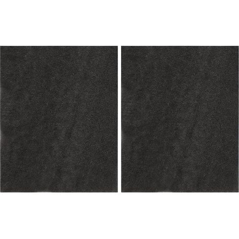 Lot de 2 filtres à charbon CBCF001 pour recirculation, compatibles avec le ventilateur d'extraction Ciarra Visor 6903. Ce ventilateur absorbe la graisse, la poussière et la fumée. (1/5)
