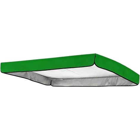 Auvent de Terrasse 195x125cm Protection UV Intense(Green 190 132 15) Tissu imperméable pour haute densité, résiste aux fortes pluies, pour idéal pour toutes saisons, montage mural simple (1/5)