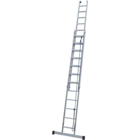 Escalera doble con base Industrial de 10x2 peldaños marca KTL