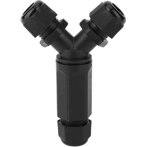 Connecteur LED étanche IP68, embranchement Y 3 voies, fiche 3 conducteurs pour accessoires électriques (1/5)
