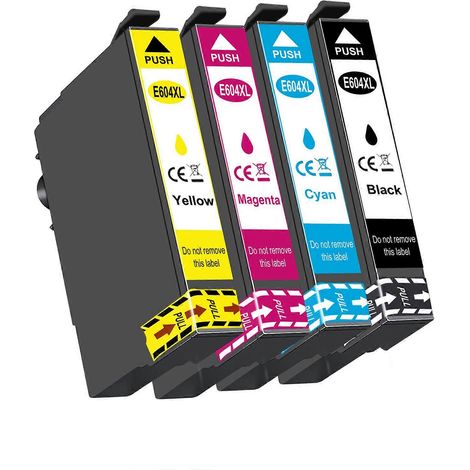 Cartouche d'encre compatible 604XL pour imprimantes Expression Home XP-2200, XP-2205, XP-3205 et XP4200 : empêche le colmatage.