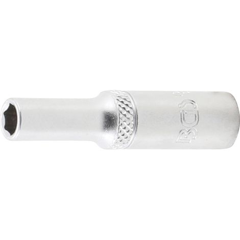 BGS Steckschlüssel-Einsatz Sechskant tief Antrieb Innenvierkant 6,3 mm (1/4") SW 5,5 mm - 10503