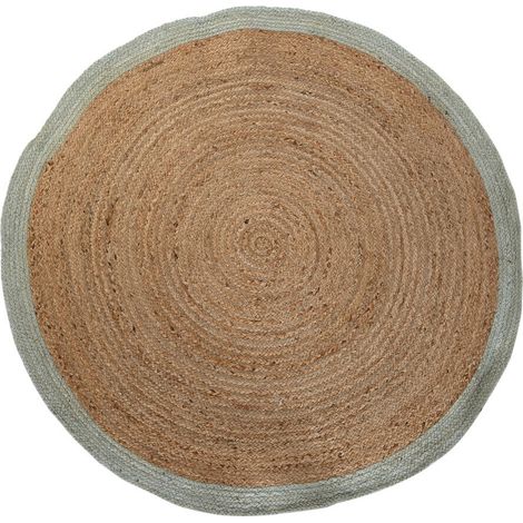 Alfombra Yute Algodon 150X150X1 2300 Gsm Natural TX204437 (1/4)