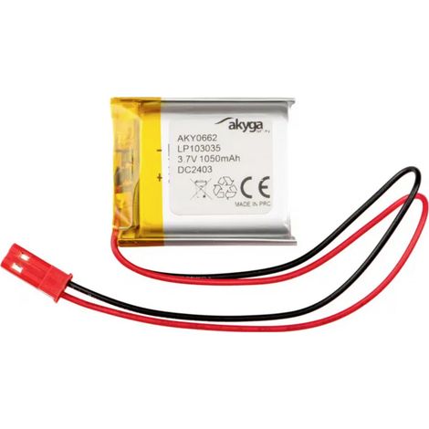 Akyga LP103035 Akkupack x Spezial-Akku  LiPo 3.7 V 1050 mAh