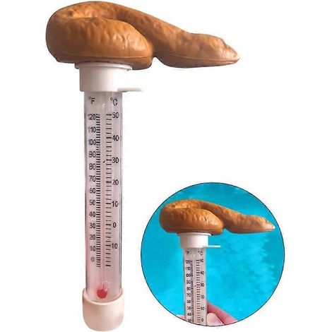 Thermomètre flottant pour piscine, thermomètre flottant créatif pour jacuzzi, outil de prélèvement d'eau pour spa, accessoires de piscine (1/5)