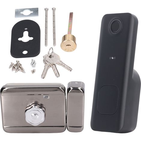 Serrure de Portail Intelligente à Empreinte Digitale, Code Clavier, Bluetooth et Application Mobile, Sans Clé, pour Maison et Appartement (1/5)