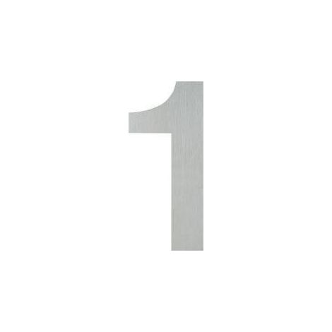 Numero civico 3 in acciaio inossidabile