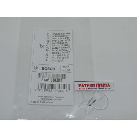 Repuesto original BOSCH 2601016065  Protector de astillas