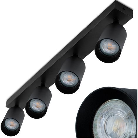 Deckenleuchte Spot Tuba Reflektor Halogenleuchte 4x GU10 TABULA LUMILED
