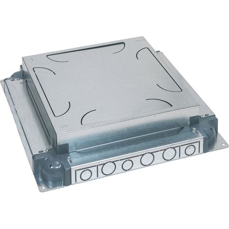 Boitier de protection pour prise électrique – Encastrement métallique pour intégration boîte de sol – Compatible avec Legrand 088070 (1/5)